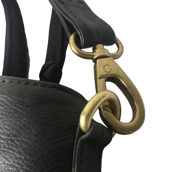 Great American Leatherworks Crossbody Blue Handbag Women Leather Shoulder Bag - Picture 8 of 8